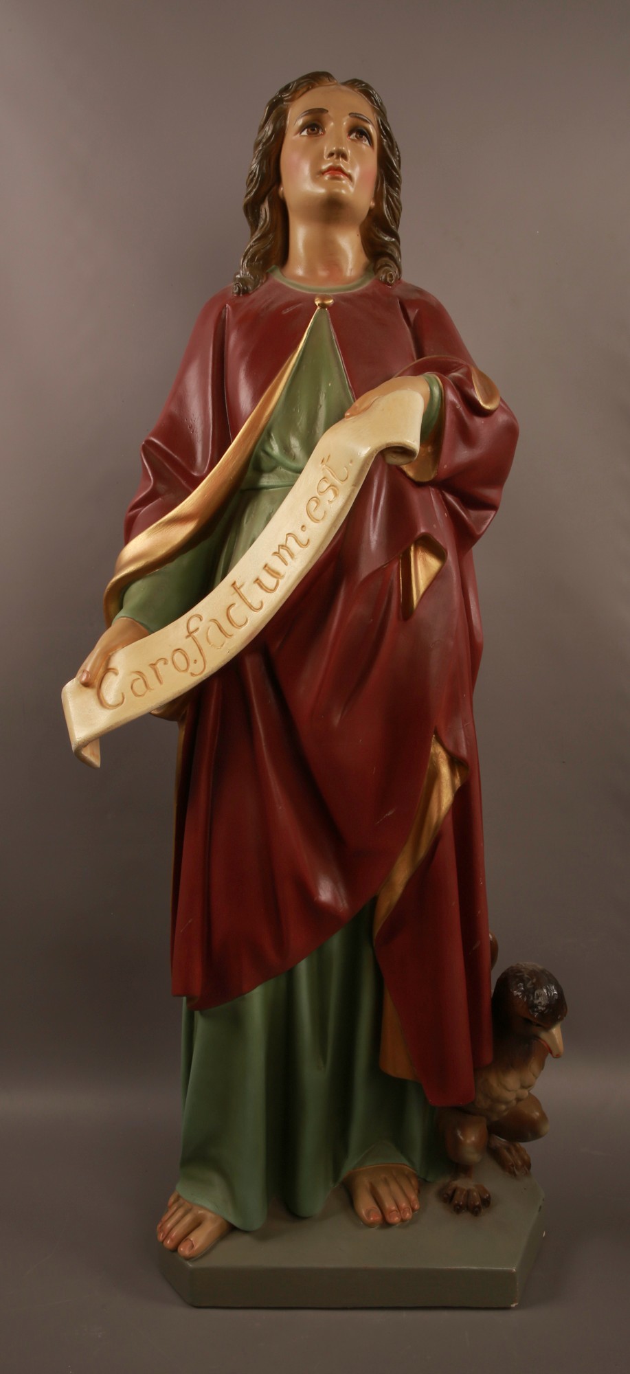 Large Religious Statue of Saint John Early 1900s 130cm Tall #86