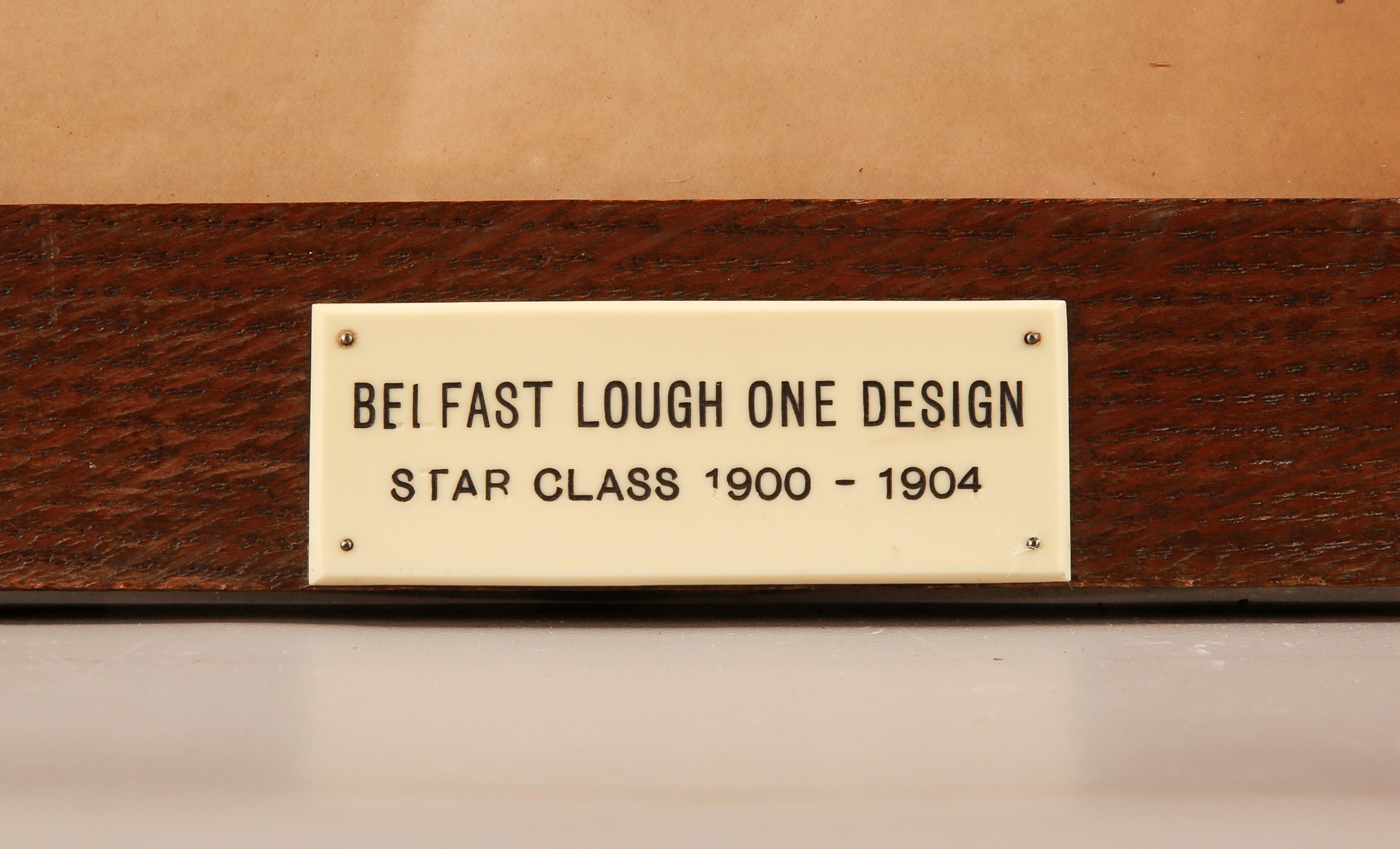 A Print of the Belfast Lough One Design Star Class 1900-04 65x80cm #64 - Image 2 of 2