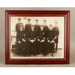 A Captain Smith & Crew of the Titanic Print in a Frame 58x48cm
