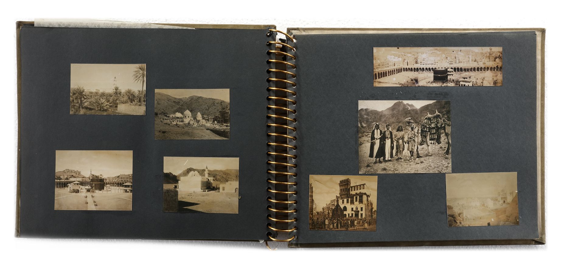 A PHOTO ALBUM WITH A COLLECTION OF 95 PHOTOS OF MECCA, MEDINA, THE MAHMAL AND THE HAJJ, EARLY 20TH C - Image 6 of 6