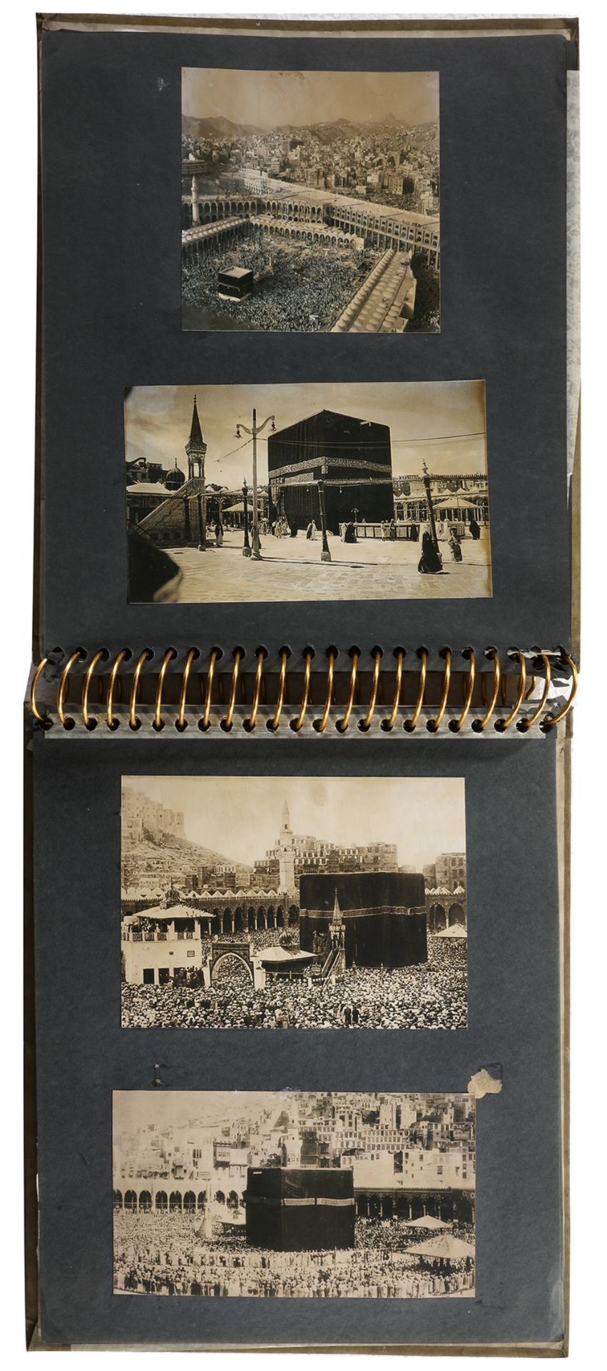 A PHOTO ALBUM WITH A COLLECTION OF 95 PHOTOS OF MECCA, MEDINA, THE MAHMAL AND THE HAJJ, EARLY 20TH C - Image 5 of 6