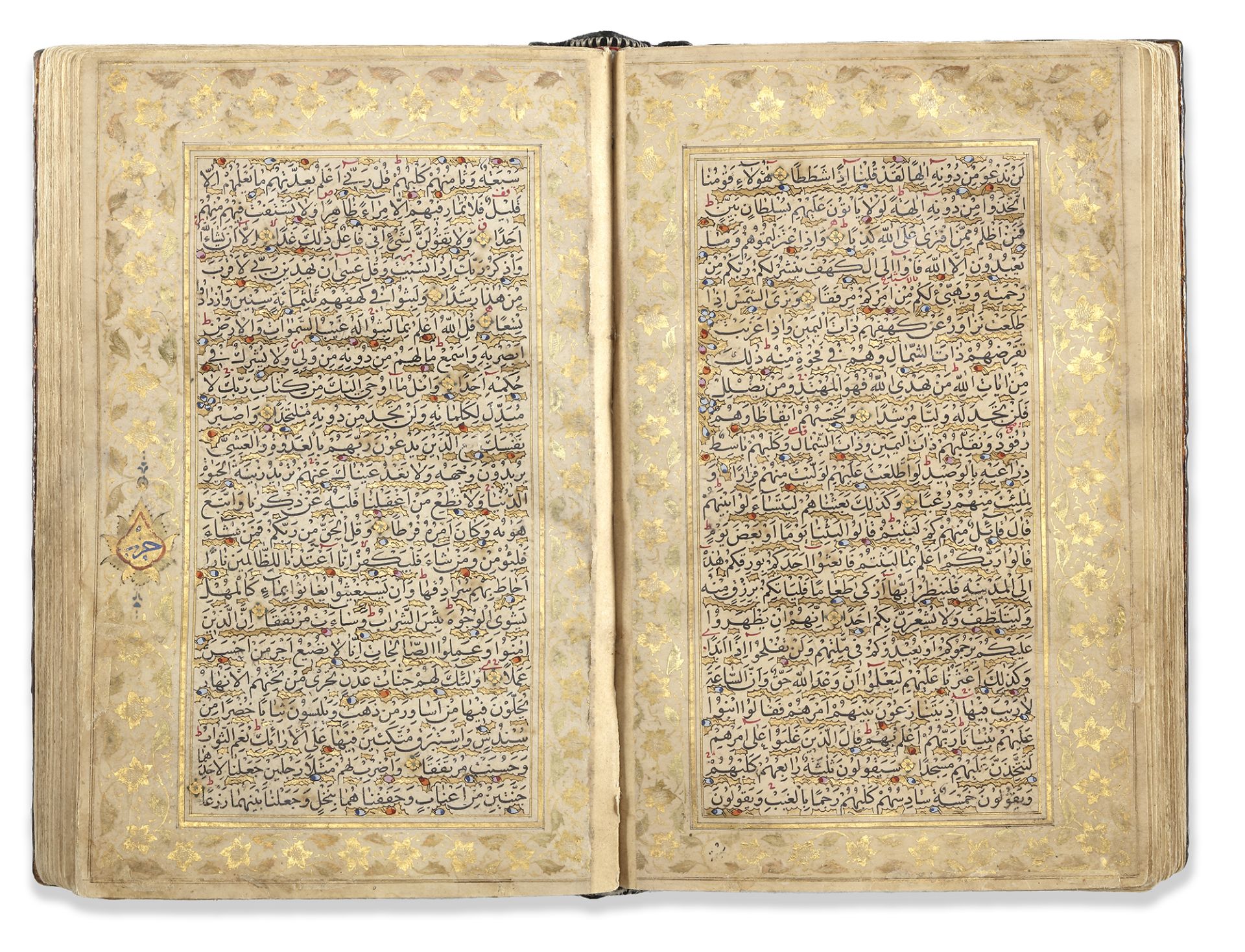 AN ILLUMINATED PERSIAN QURAN SIGNED MUHAMMED MUHSEN AL-ISFAHANI, LATE SAFAVID OR AFSHARID DYNASTY, - Bild 4 aus 8