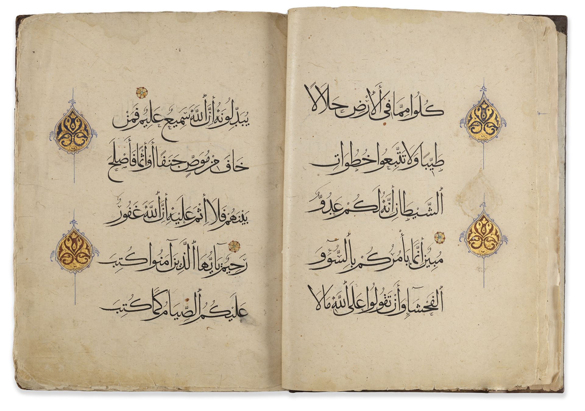 A QURAN SECTION (JUZ II), WRITTEN IN THULUTH SCRIPT IN THE STYLE OF IBN AL-SUHRAWARDI, NEAR EAST, PR - Bild 2 aus 6