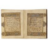 A MAMLUK QURAN, EGYPT OR SYRIA, 14TH CENTURY