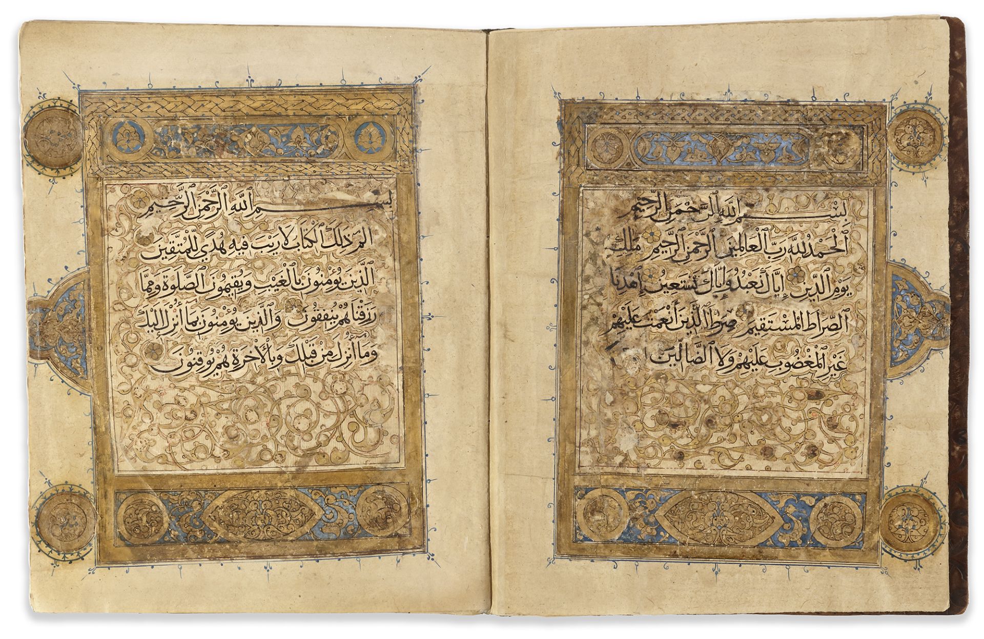 A MAMLUK QURAN, EGYPT OR SYRIA, 14TH CENTURY