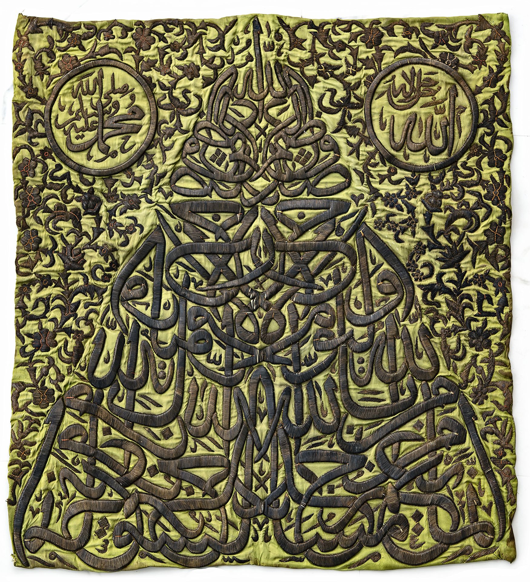 AN OTTOMAN CALLIGRAPHY PANEL, 19TH CENTURY