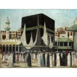 A PAINTING OF MECCA, OTTOMAN TURKEY, 19TH CENTURY