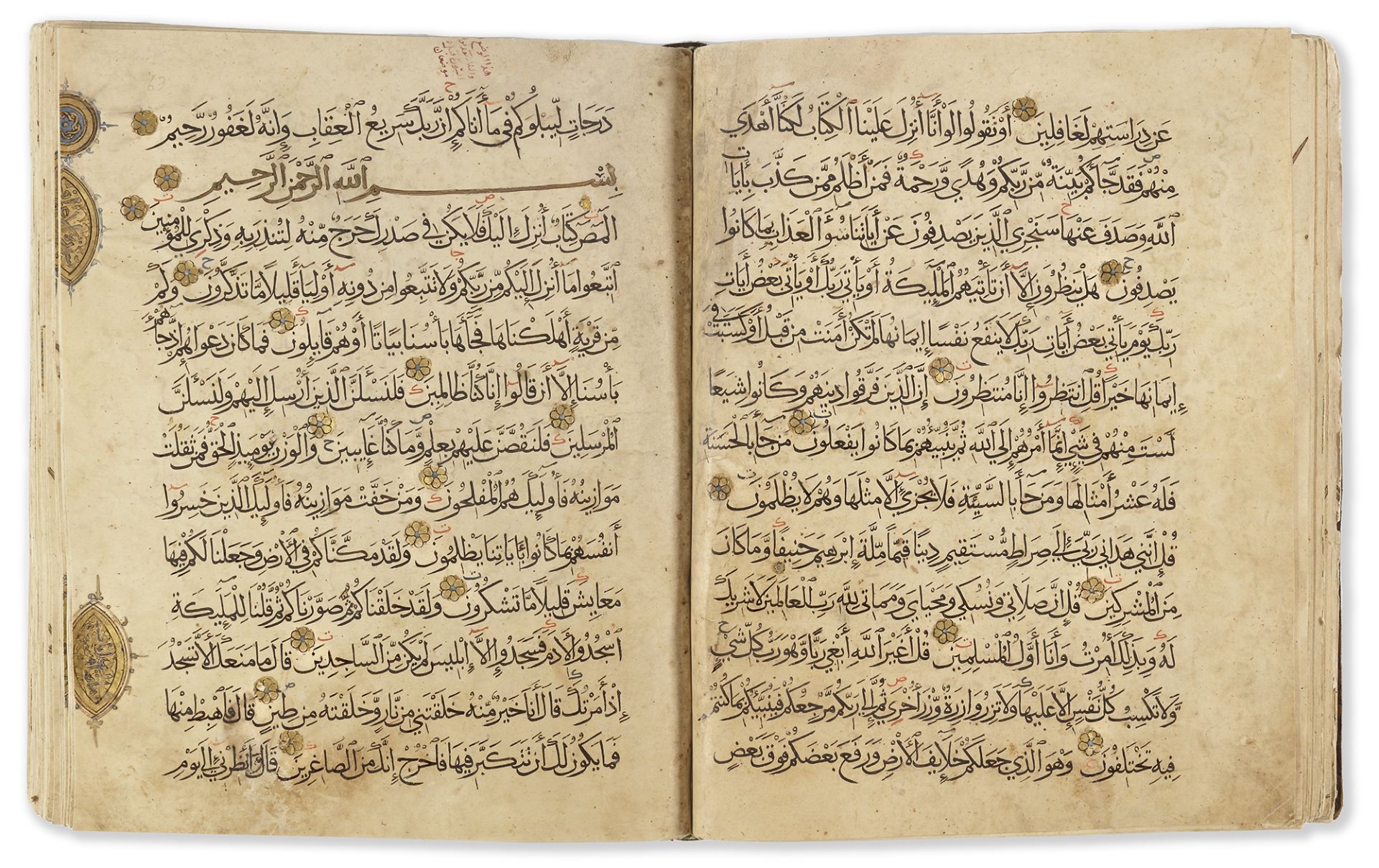 A MAMLUK QURAN, EGYPT OR SYRIA, 14TH CENTURY - Image 3 of 8