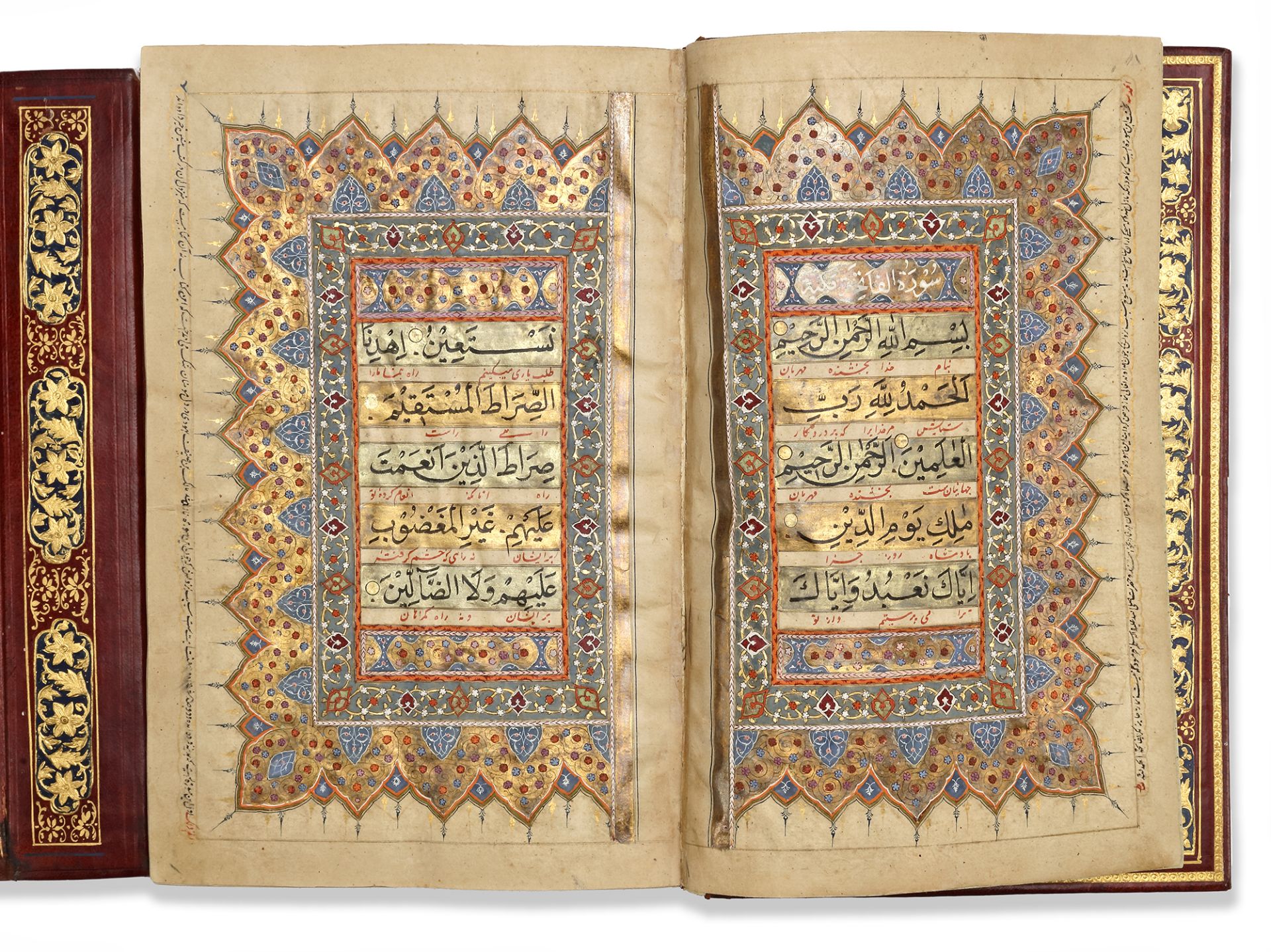 A FINELY ILLUMINATED QURAN, CENTRAL ASIA, 18TH CENTURY - Image 3 of 8