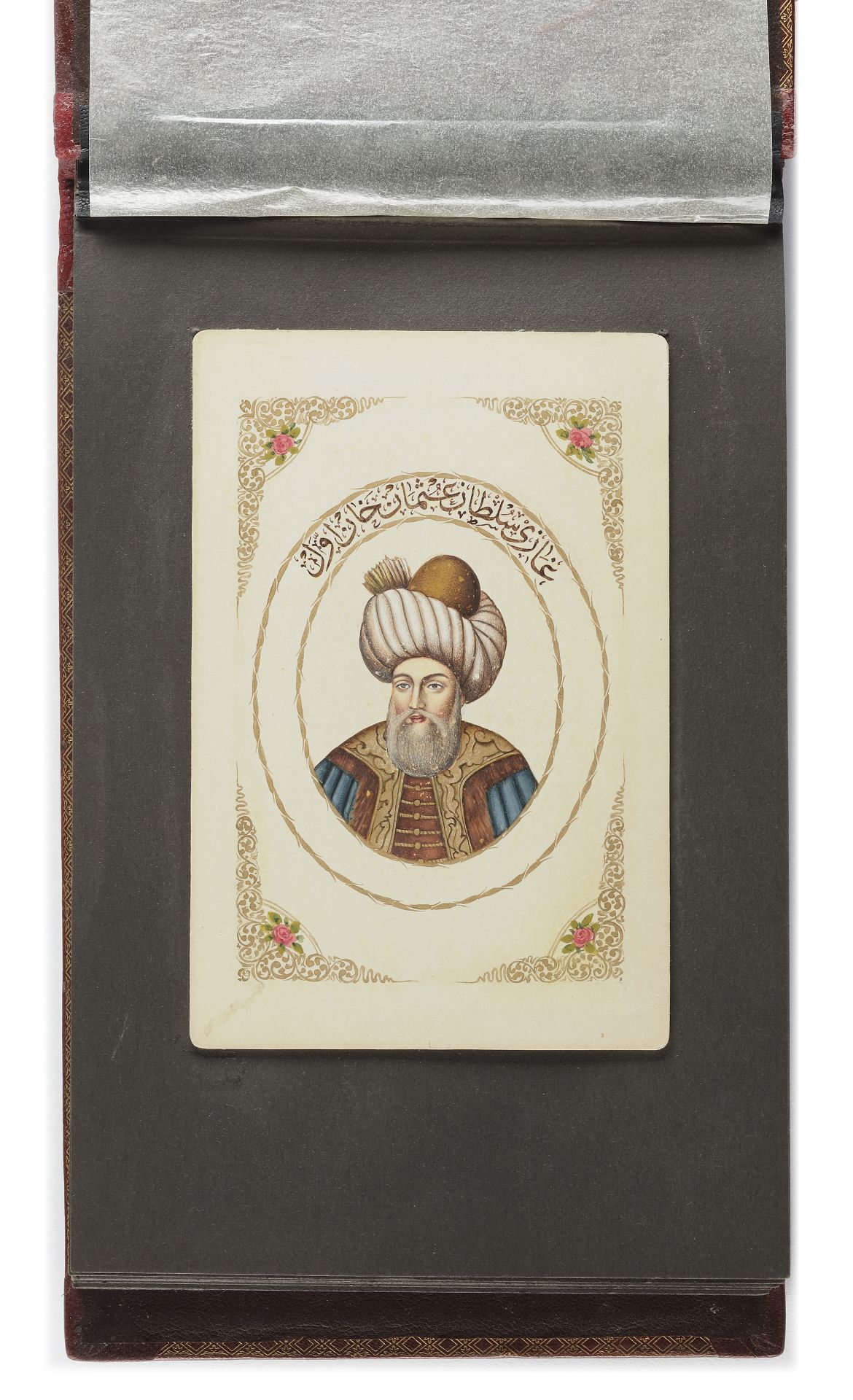 AN A LBUM OF TWENTY-NINE WATERCOLOR PORTRAITS OF THE OTTOMAN SULTANS, TURKEY, LATE 19TH-EARLY 20TH