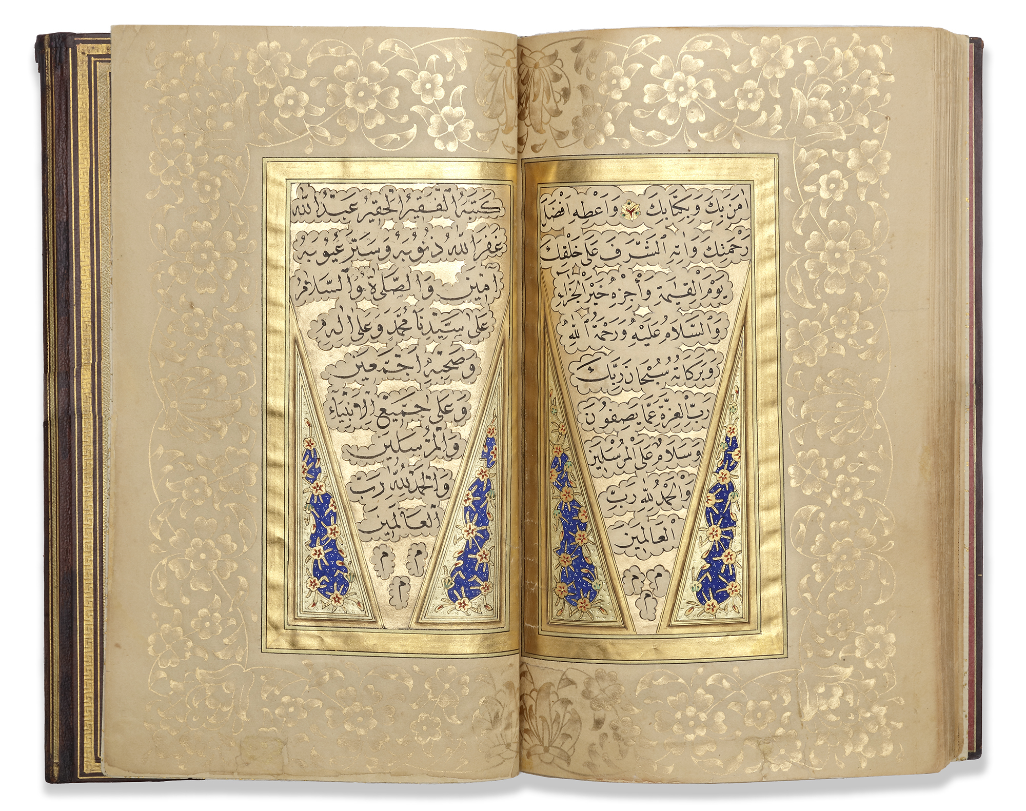 AN ILLUMINATED OTTOMAN PRAYER BOOK SIGNED BY ABDULLAH, TURKEY, 18TH CENTURY - Image 3 of 5