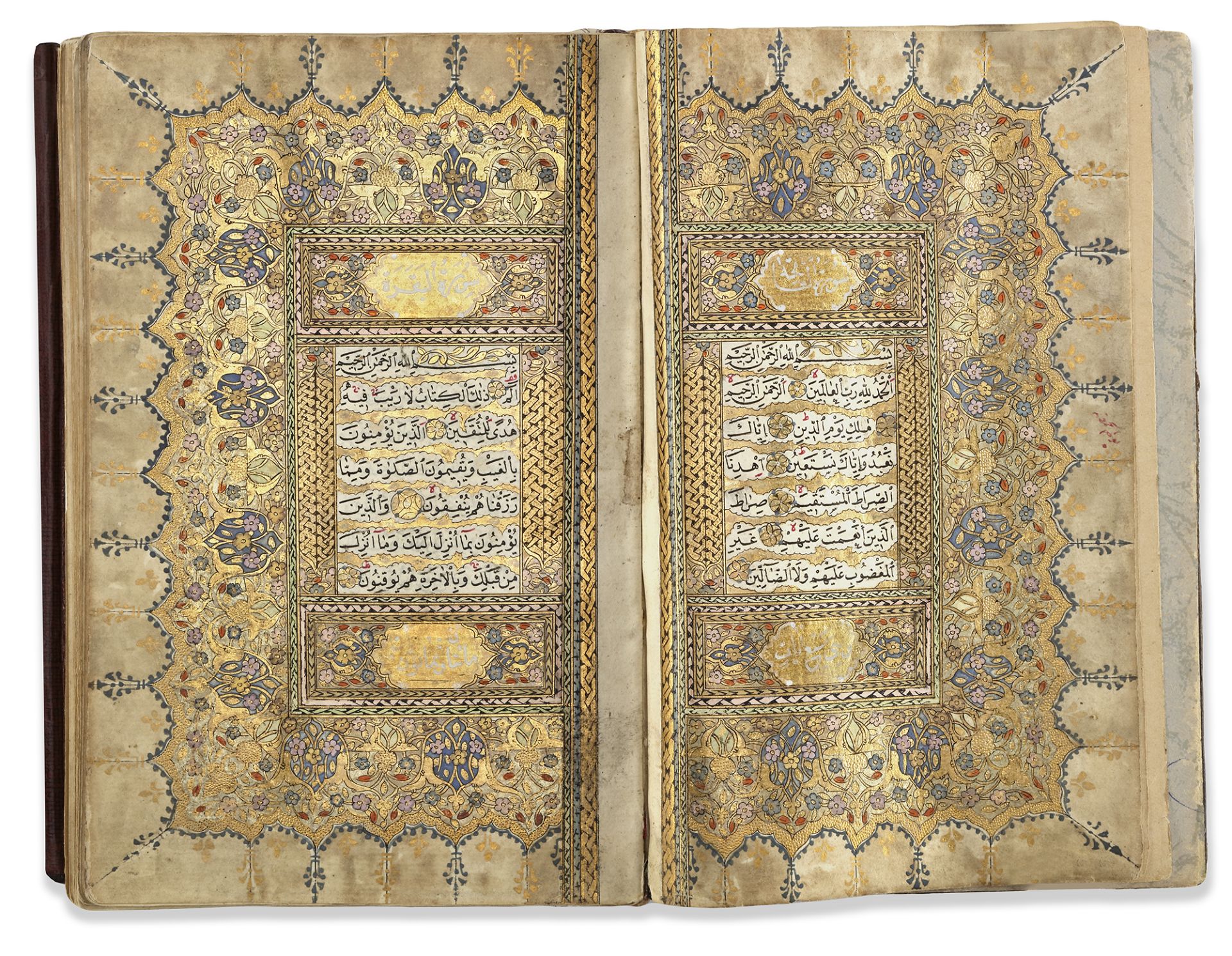 A QURAN SIGNED HAFIZ MEHMED VEHBI, OTTOMAN TURKEY, DATED 1219 AH/1804 AD