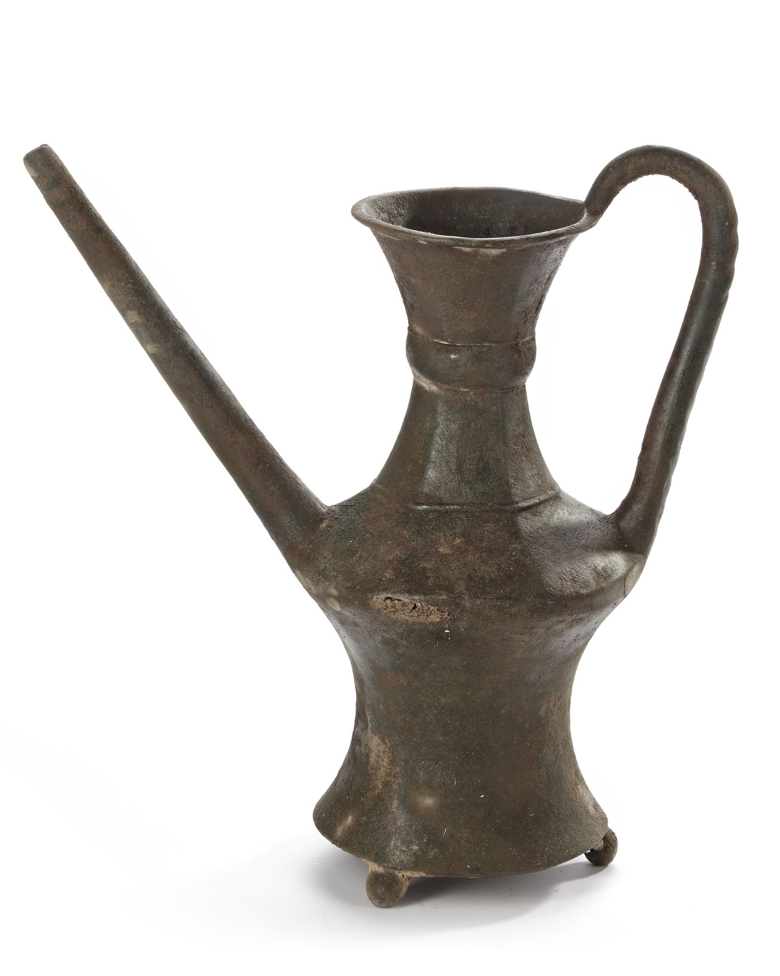 A TULUNID BRONZE EWER EGYPT, CIRCA 9TH CENTURY - Image 2 of 4