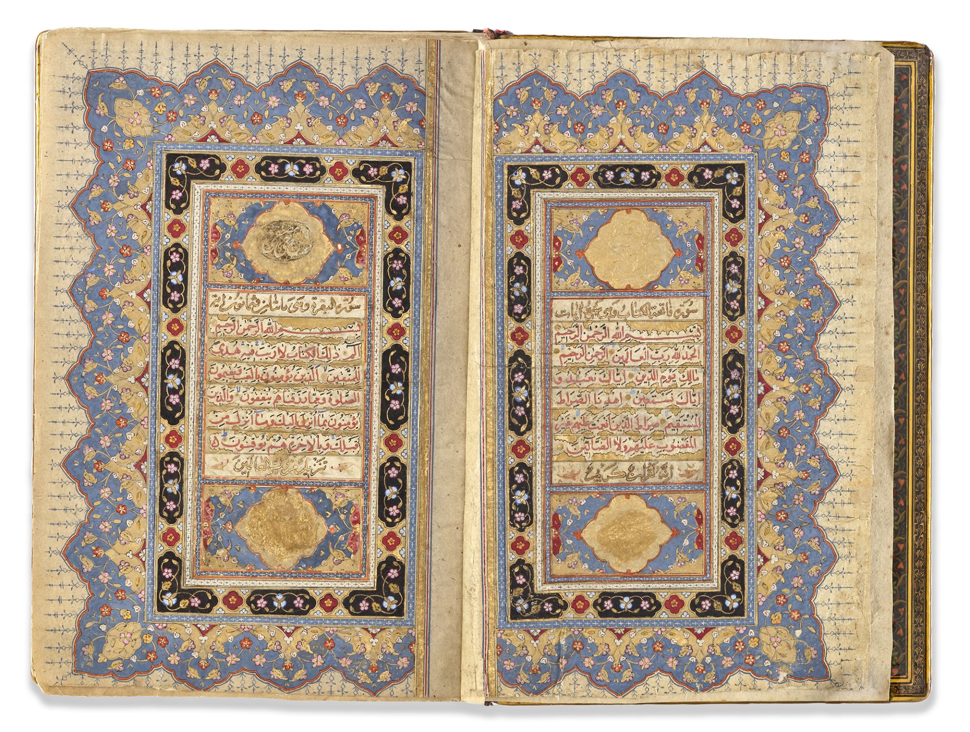 AN ILLUMINATED LATE SAVAFID QURAN SIGNED IBN MUHAMMED MUHSIN AL-ISFAHANI, PERSIA, DATED 1139 AH/1726