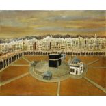 A PAINTING OF MECCA, OTTOMAN TURKEY, 19TH CENTURY