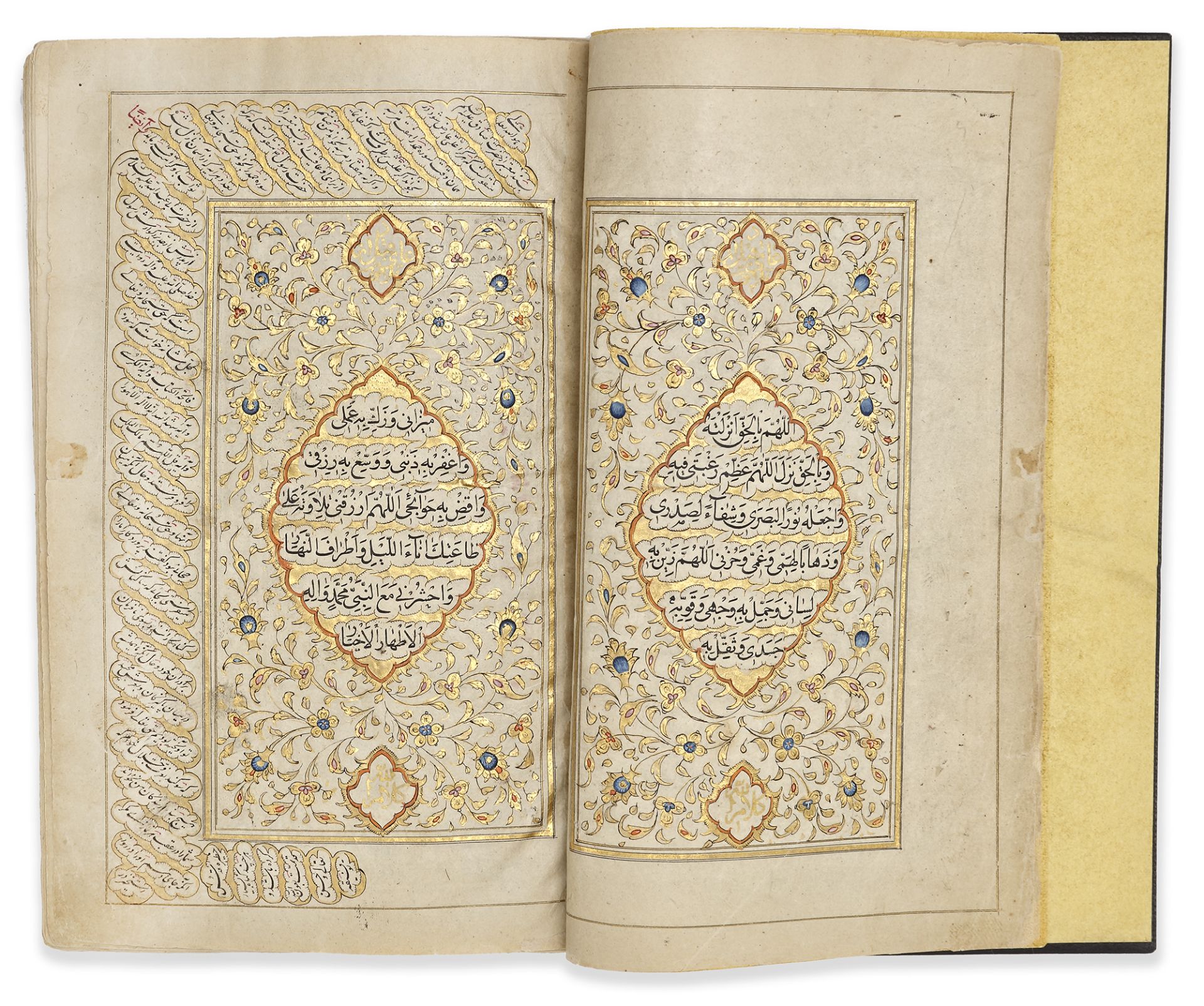 AN ILLUMINATED QAJAR QURAN BY JA'FAR AL-NARDI, DATED 1240 AH/1824 AD - Image 2 of 5