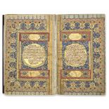 AN OTTOMAN QURAN SIGNED BY SULEIMAN AL-QAE'I AND DATED 1191 AH/1777 AD