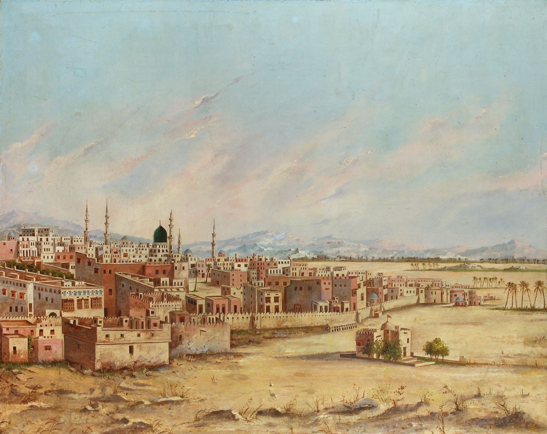 A PAINTING OF MEDINA, OTTOMAN TURKEY, LATE 19TH EARLY 20TH CENTURY