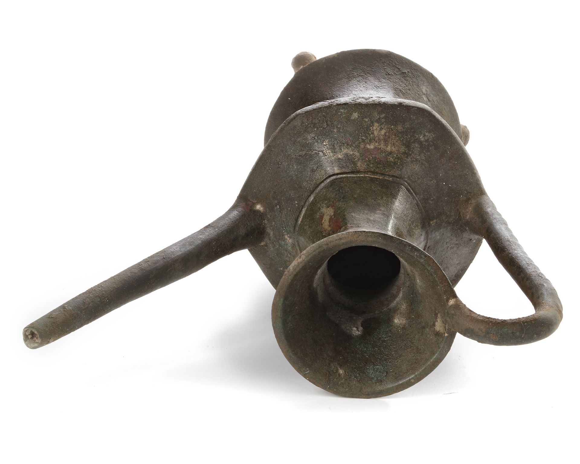 A TULUNID BRONZE EWER EGYPT, CIRCA 9TH CENTURY - Image 3 of 4