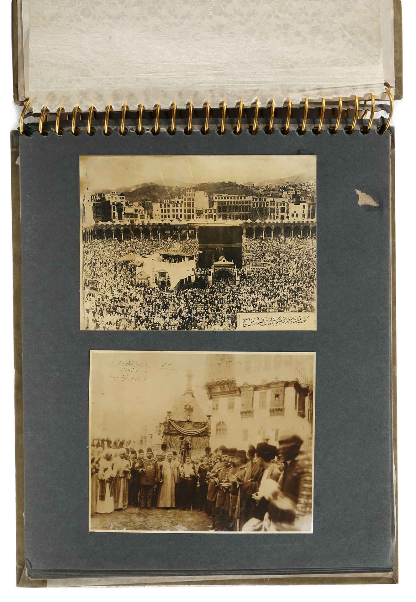 A PHOTO ALBUM WITH A COLLECTION OF 95 PHOTOS OF MECCA, MEDINA, THE MAHMAL AND THE HAJJ, EARLY 20TH C - Image 3 of 6