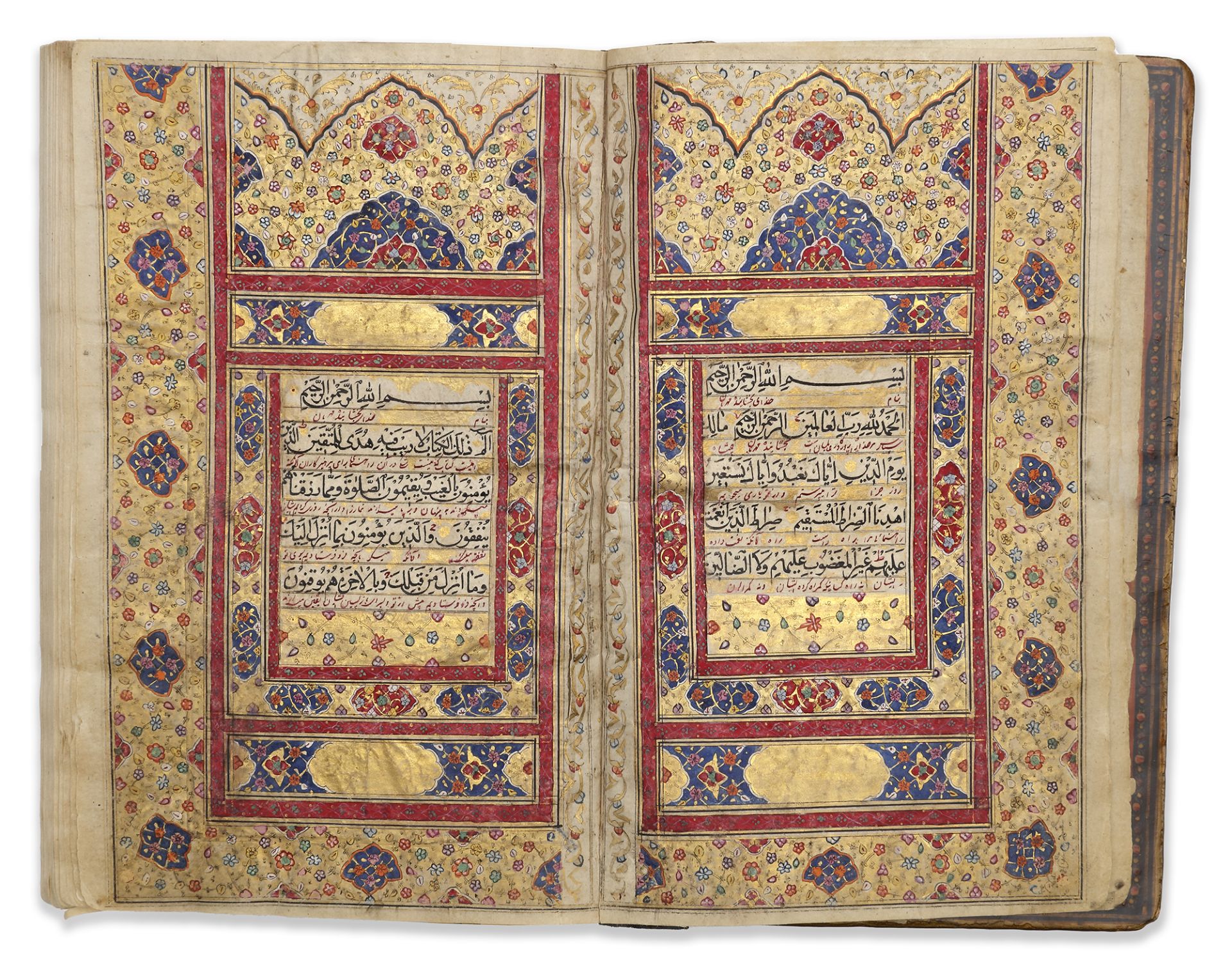 A FINELY ILLUMINATED QAJAR QURAN SIGNED BY ABDULLAH IBN ASHUR AL-ISFAHANI IN 1204 AH/1789 AD