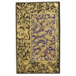 A PURPLE BLACK AND GOLD FOLIO, INDIA, DECCAN, BIJAPUR OR GOLCONDA, CIRCA 1600