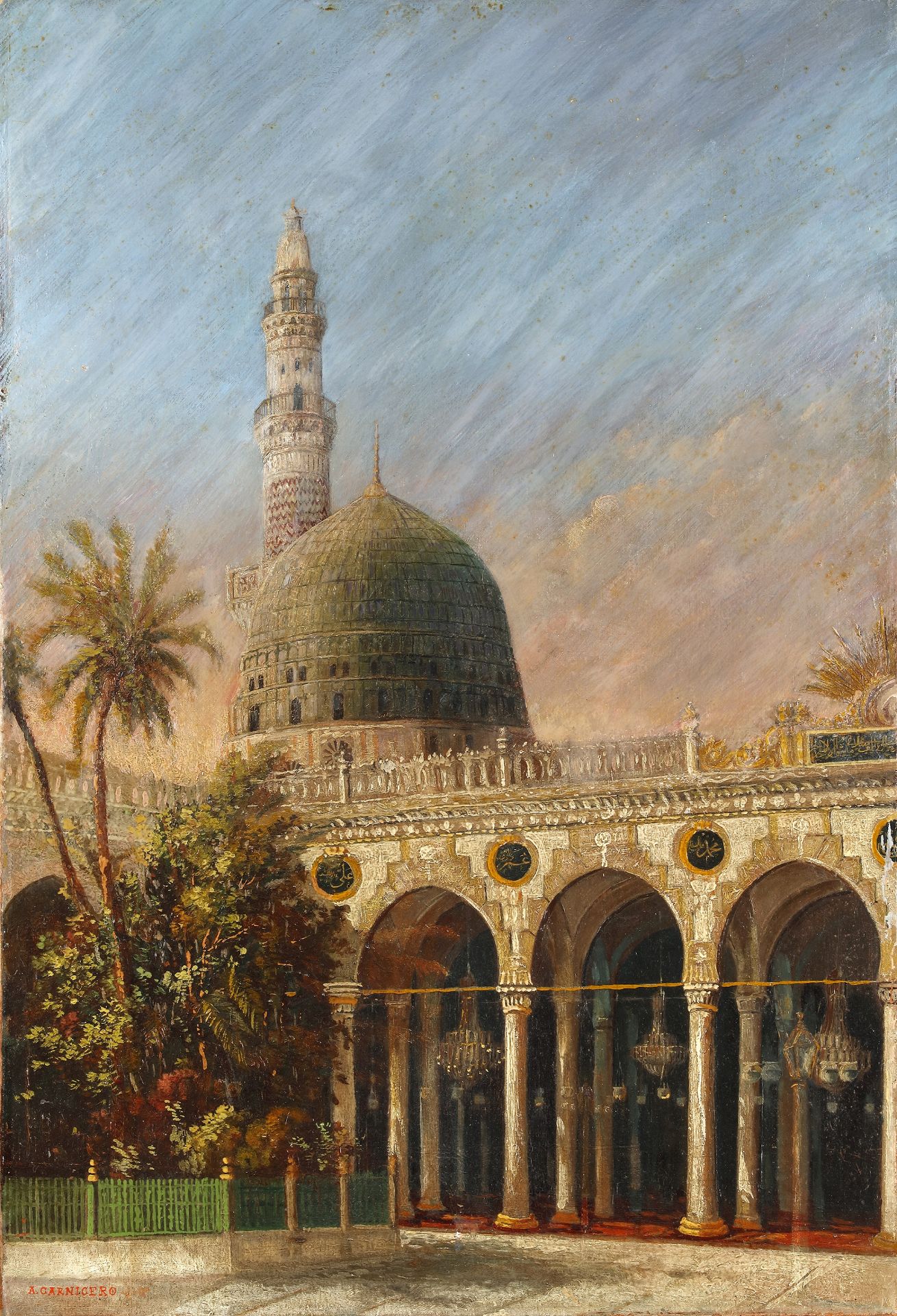 A PAINTING OF MEDINA, OTTOMAN TURKEY, 19TH CENTURY