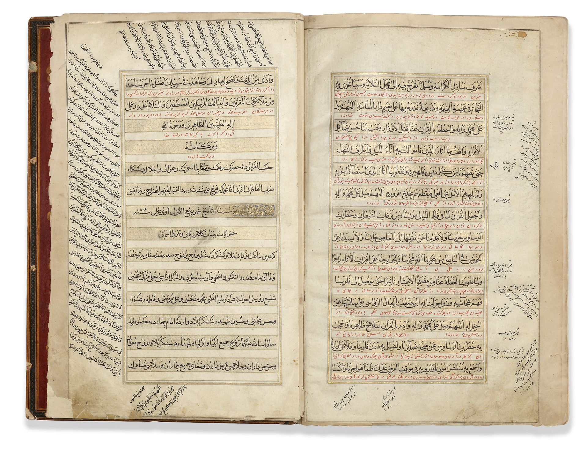 AN ILLUMINATED SAFAVID QURAN BY MUHAMMAD MAHDI AL-SHIRAZI, PERSIA, DATED 1084 AH/1673 AD - Image 9 of 11