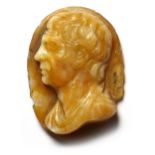 A RENAISSANCE AGATE CAMEO PORTRAIT OF A MAN, CIRCA EARLY 17TH CENTURY A.D.