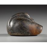 A WESTERN ASIATIC DARK STONE DUCK WEIGHT, CIRCA LATE 2ND-EARLY 1ST MILLENNIUM B.C.