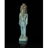 AN EGYPTIAN FAIENCE AMULET OF THOTH, LATE PERIOD, CIRCA 688-343 B.C.