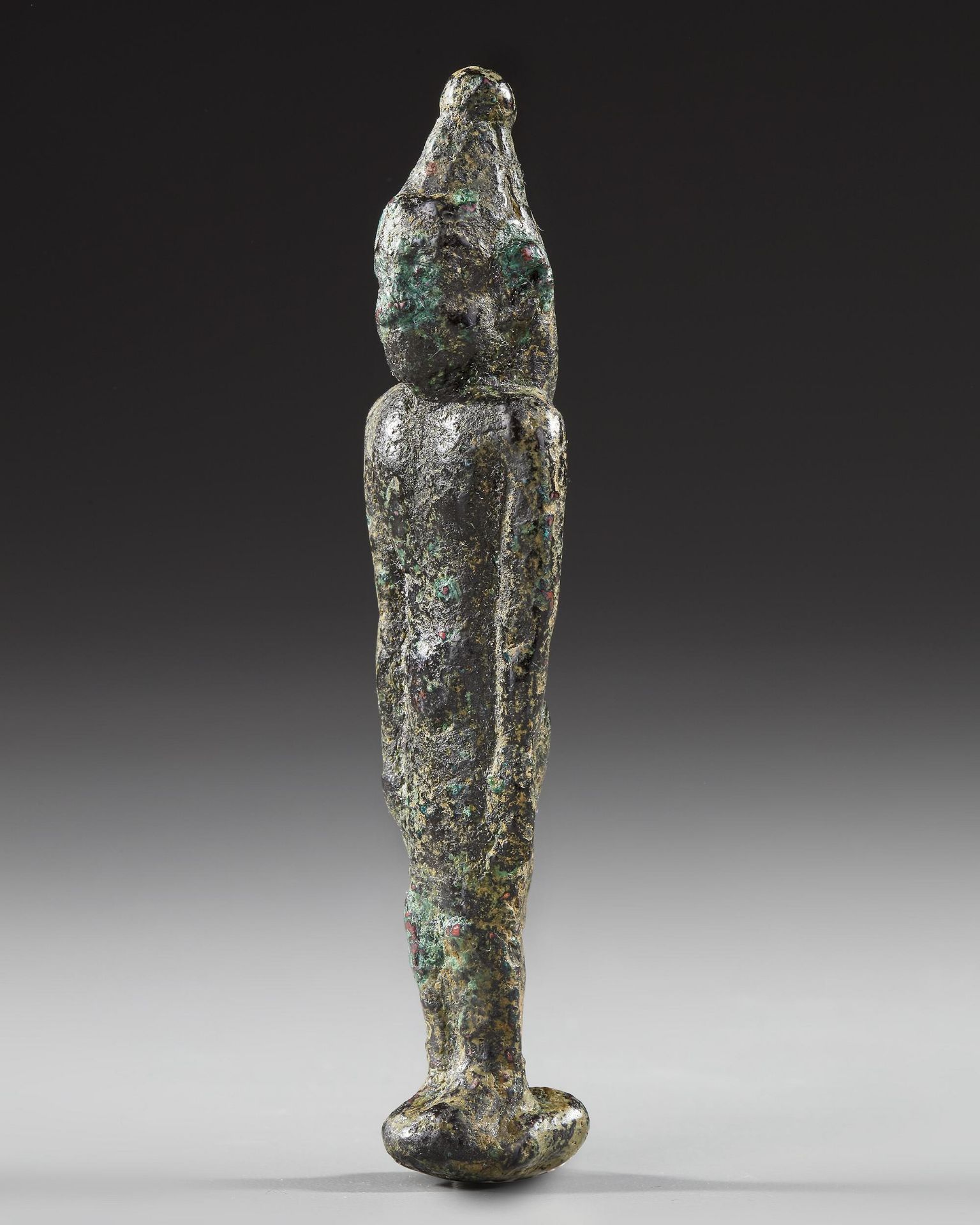 AN EASTERN MEDITERRANEAN BRONZE DIETY, CIRCA 2ND-1ST MILLENNIUM B.C. - Image 3 of 3