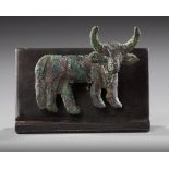 PROTO- ELAMITE BRONZE BULL 3200-2800 B.C.