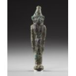 AN EASTERN MEDITERRANEAN BRONZE DIETY, CIRCA 2ND-1ST MILLENNIUM B.C.