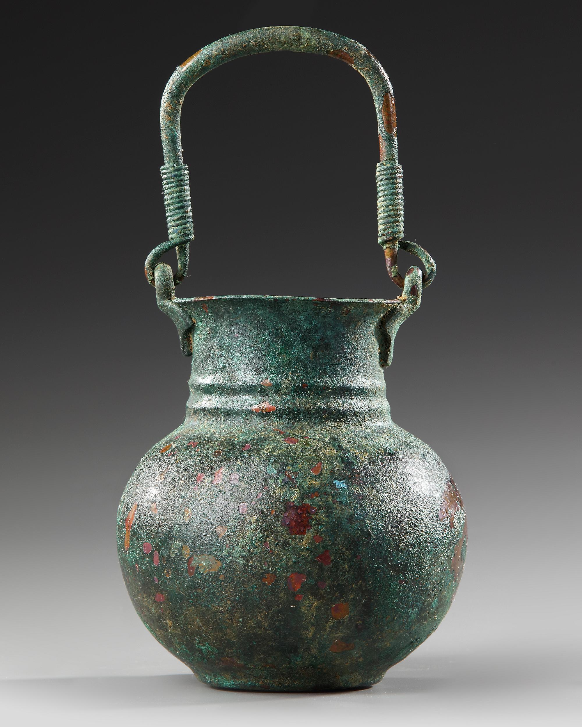 AN URARTIAN BRONZE SITULA, CIRCA 8TH-6TH CENTURY B.C. - Image 2 of 2