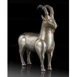 ACHAEMENID SILVER FIGURINE OF A MOUNTAIN GOAT (MOUFLON) 6TH.c.B.C