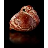 A WESTERN ASIATIC STONE AMULET OF A SWAN, CIRCA EARLY 2ND CENTURY B.C.