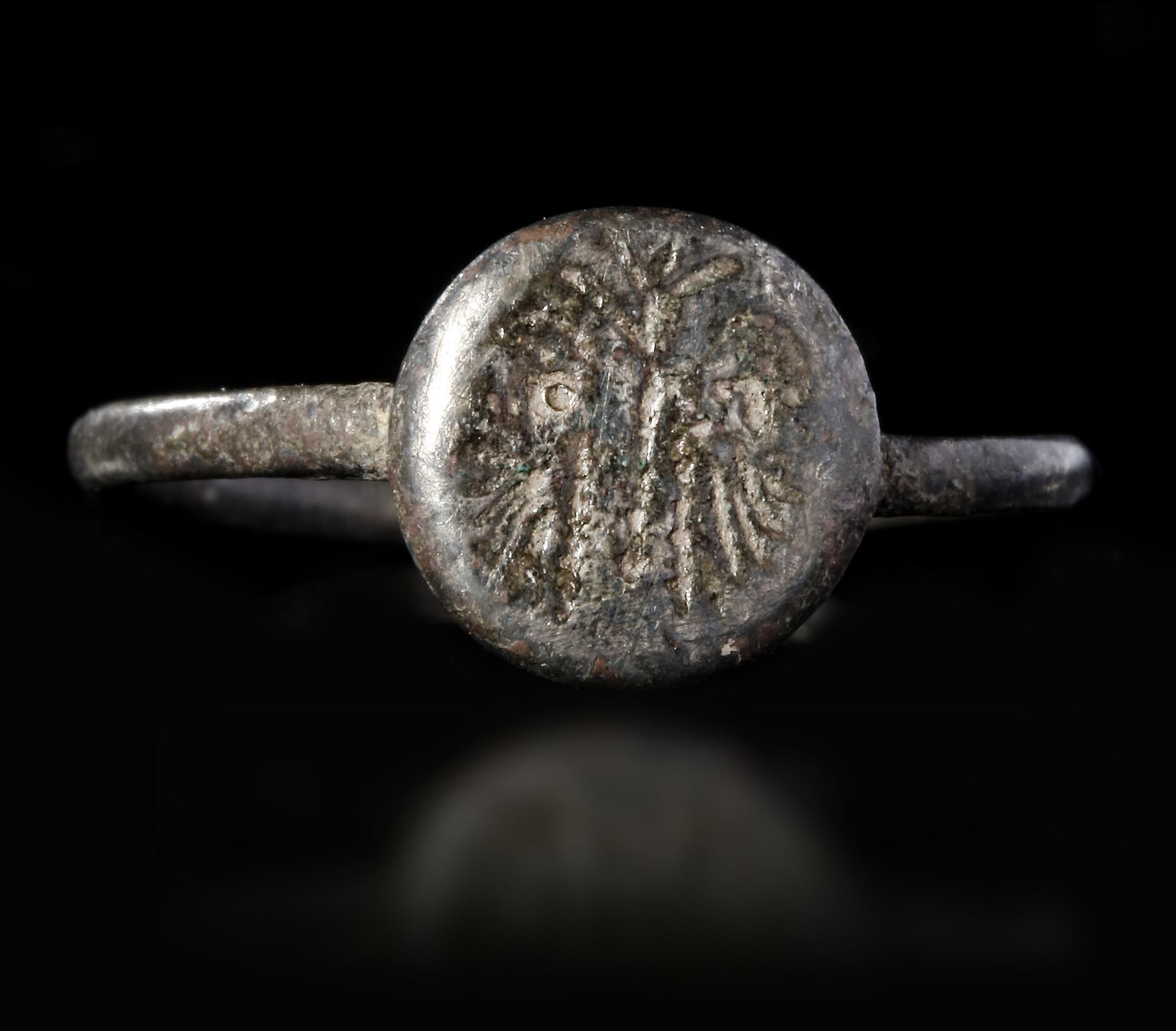 A GROUP OF BYZANTINE SILVER RINGS, CIRCA 6TH-7TH CENTURY A.D. - Image 3 of 5