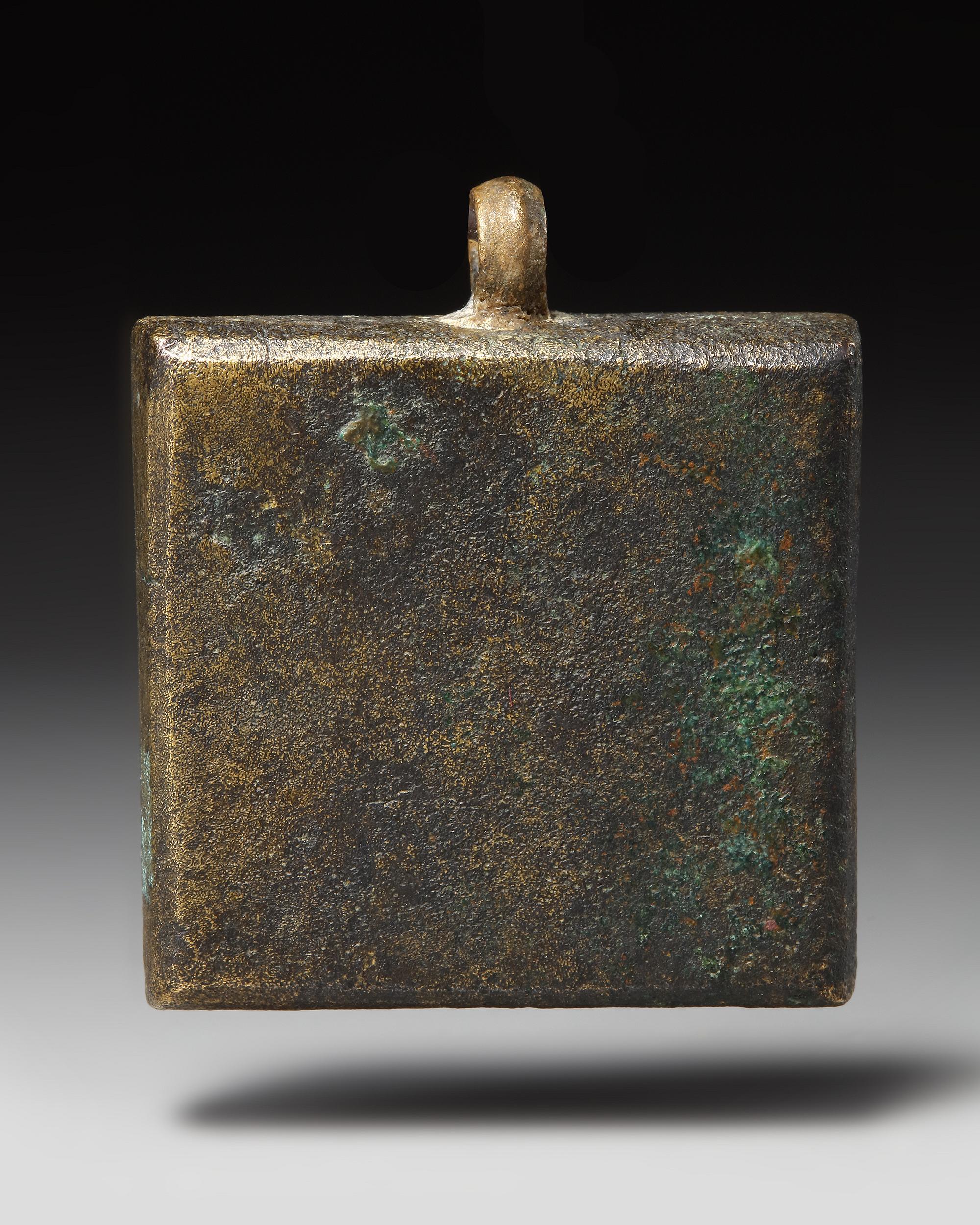 A BYZANTINE BRONZE WEIGHT, CIRCA 6TH-7TH CENTURY A.D. - Image 2 of 4