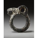 AN ANATOLIAN STEATITE FINGER RING, CIRCA 1ST MILLENNIUM B.C.