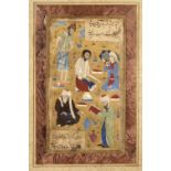 LAYLA WA MAJNUN, SAFAVID, PERSIA, 17TH CENTURY