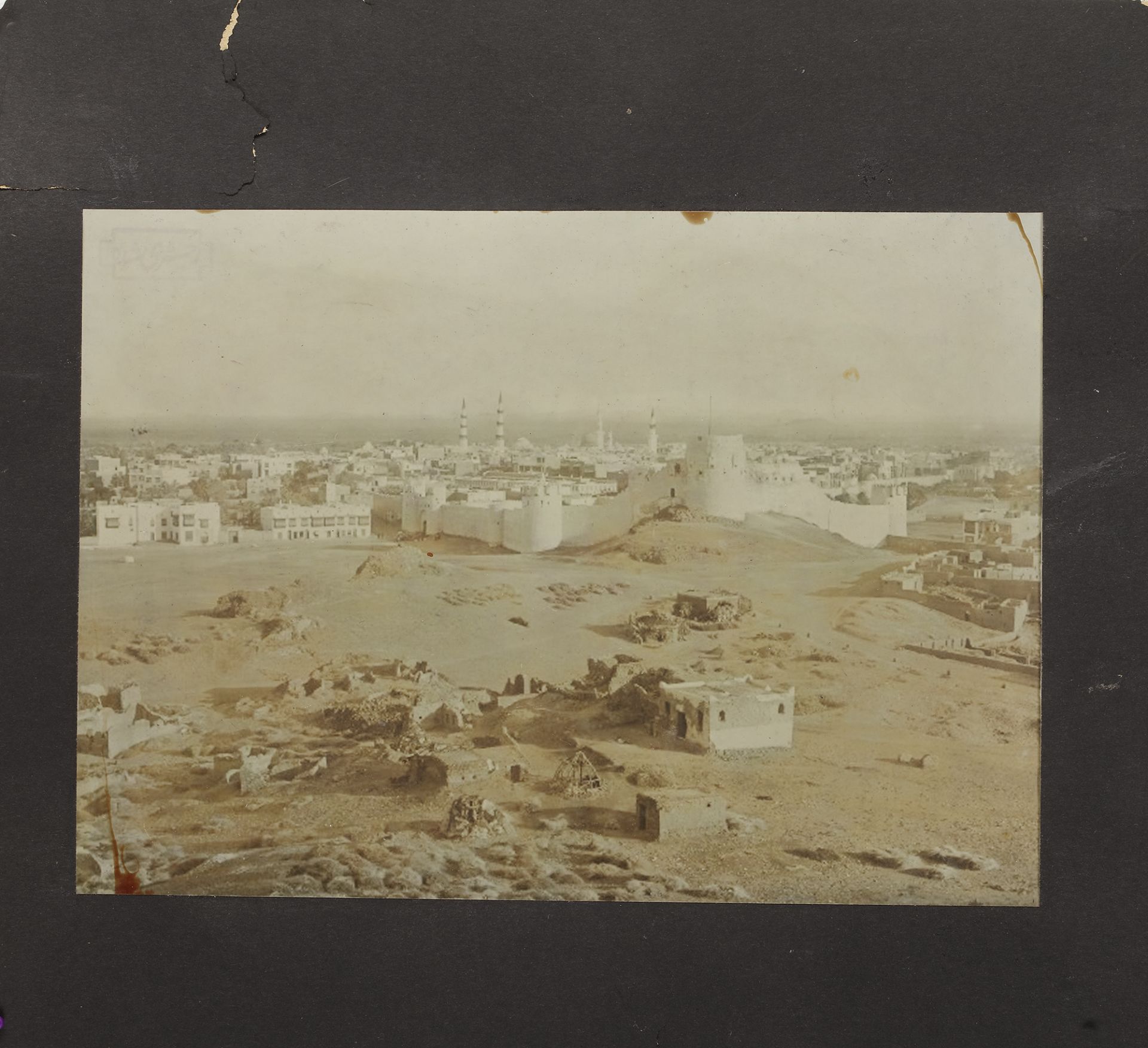 MECCA AND MEDINA, A COLLECTION OF 14 PHOTOGRAPHS DURING THE HAJJ, EARLY 20TH CENTURY - Image 2 of 15