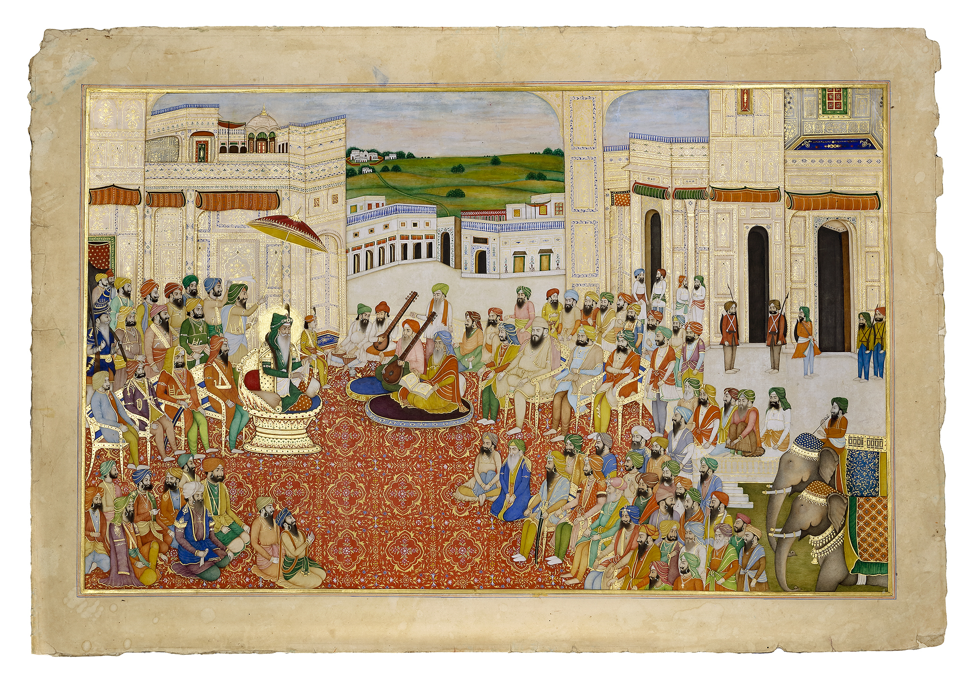 MAHARAJA RANJIT SINGH IN DURBAR