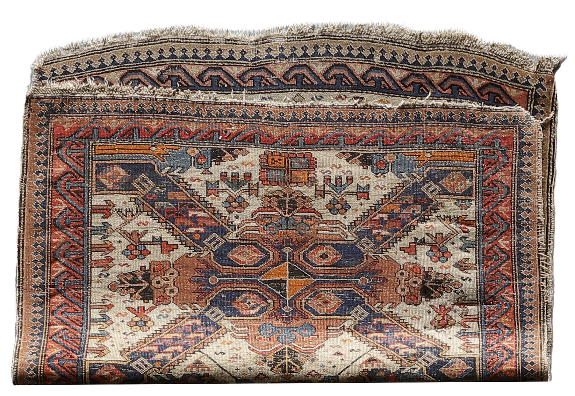 A CAUCASIAN SEICHUR RUG, CIRCA 1920 - Image 2 of 2