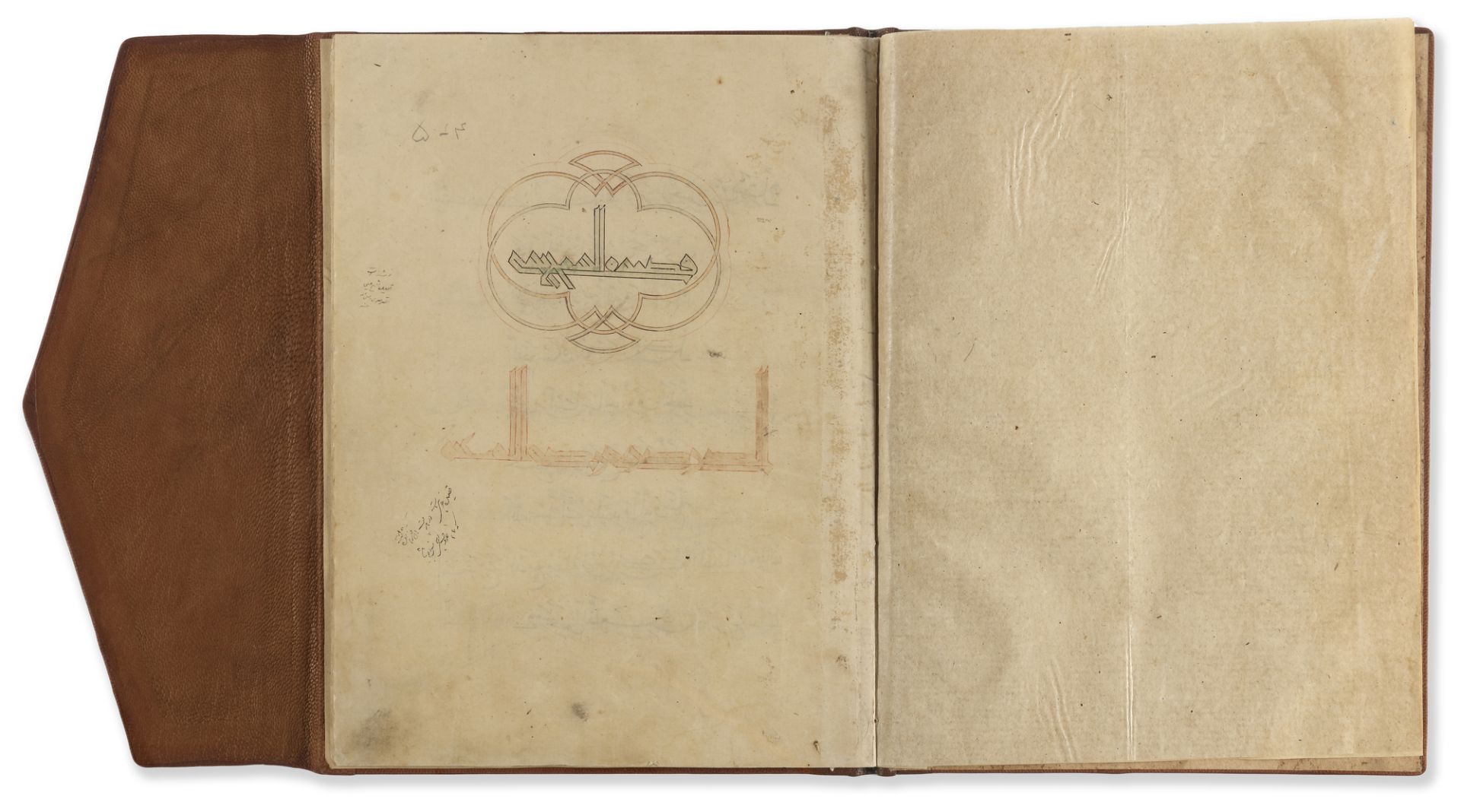 QASDIAT AL-SARIRIA, BY AHMED BIN AL-SAHRAWARDI, STUDENT OF THE FAMOUS YAQUT AL-MUSTASIMI, 14TH CENTU - Image 4 of 9