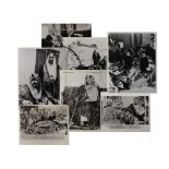 A COLLECTION OF SEVEN OLD PICTURES OF KING ABDUL AZIZ AL SAUD, 1ST KING OF SAUDIA ARABIA, 1940S-EARL