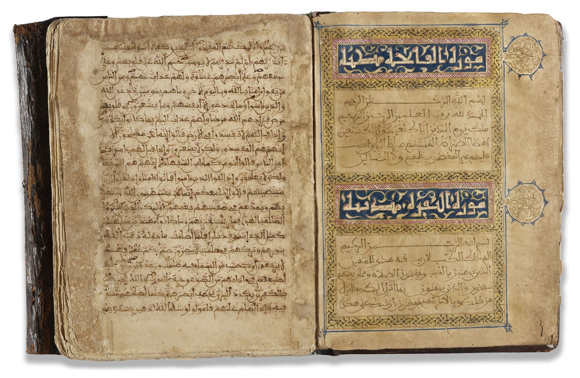 A QURAN IN MAGHRIBI SCRIPT, NORTH AFRICA, DATED 1010 AH/1601 AD - Image 3 of 7