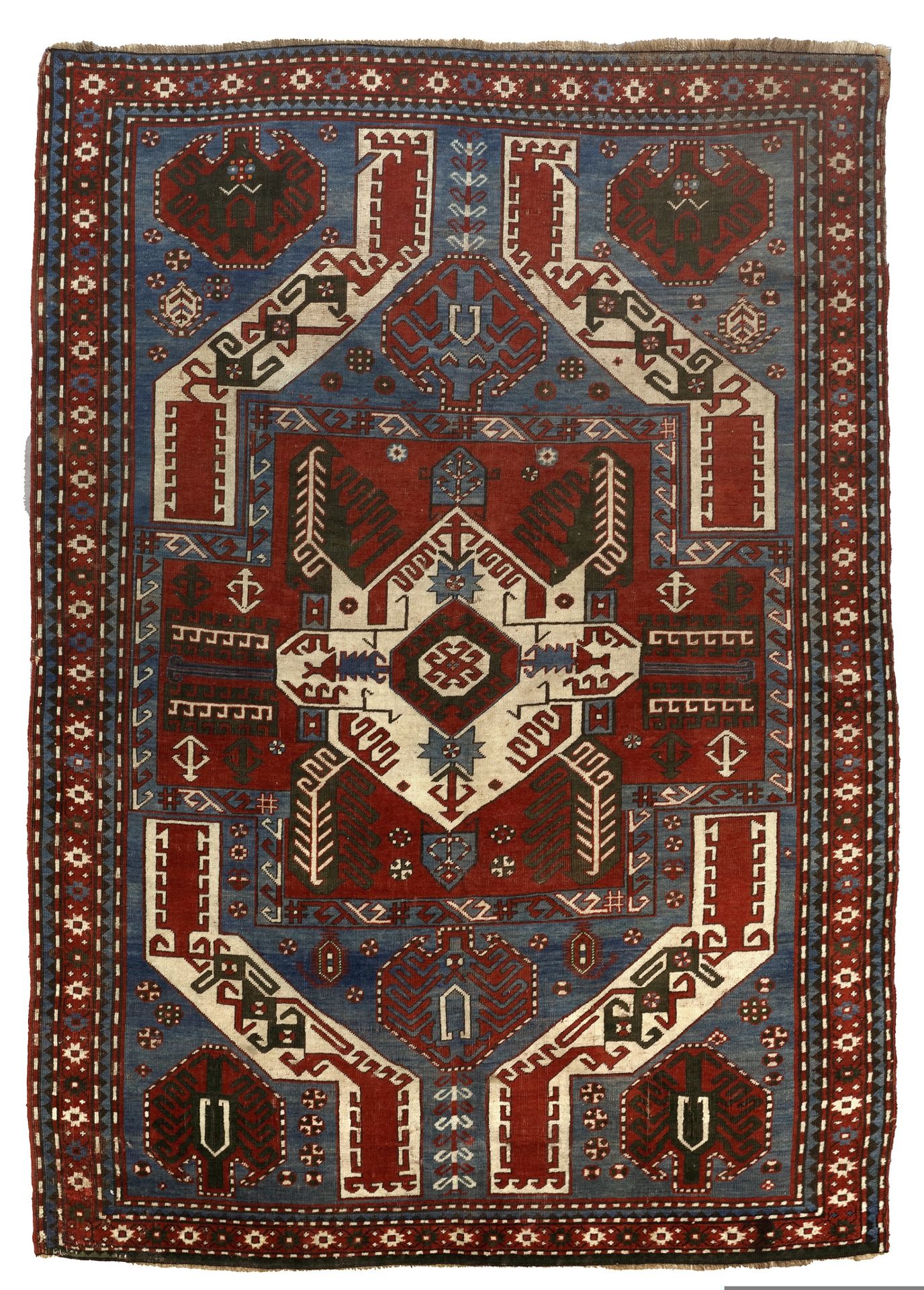 A CAUCASIAN KAZAK RUG, CIRCA 1930 - Image 2 of 2