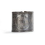 A FATIMID SILVER AND NIELLO BRACELET WITH KUFIC INSCRIPTION, EGYPT OR SYRIA, 11TH-12TH CENTURY