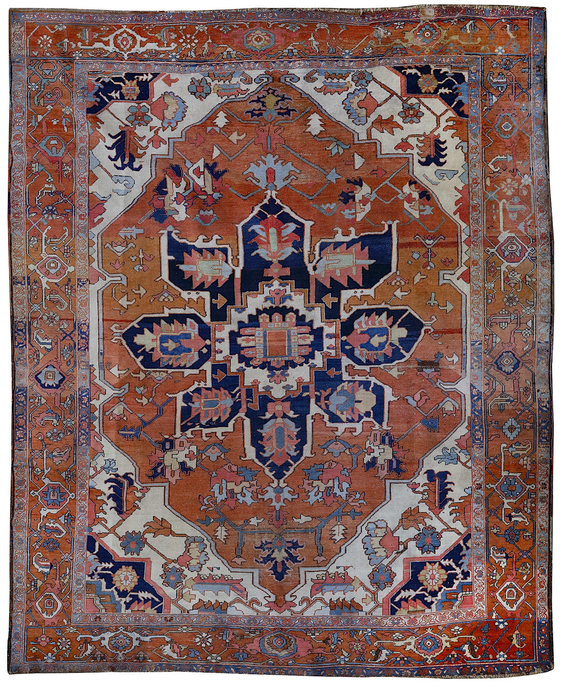 A HERIZ CARPET, PERSIA, CIRCA 1900